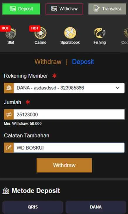cara wd Spingila Slot Tech New
